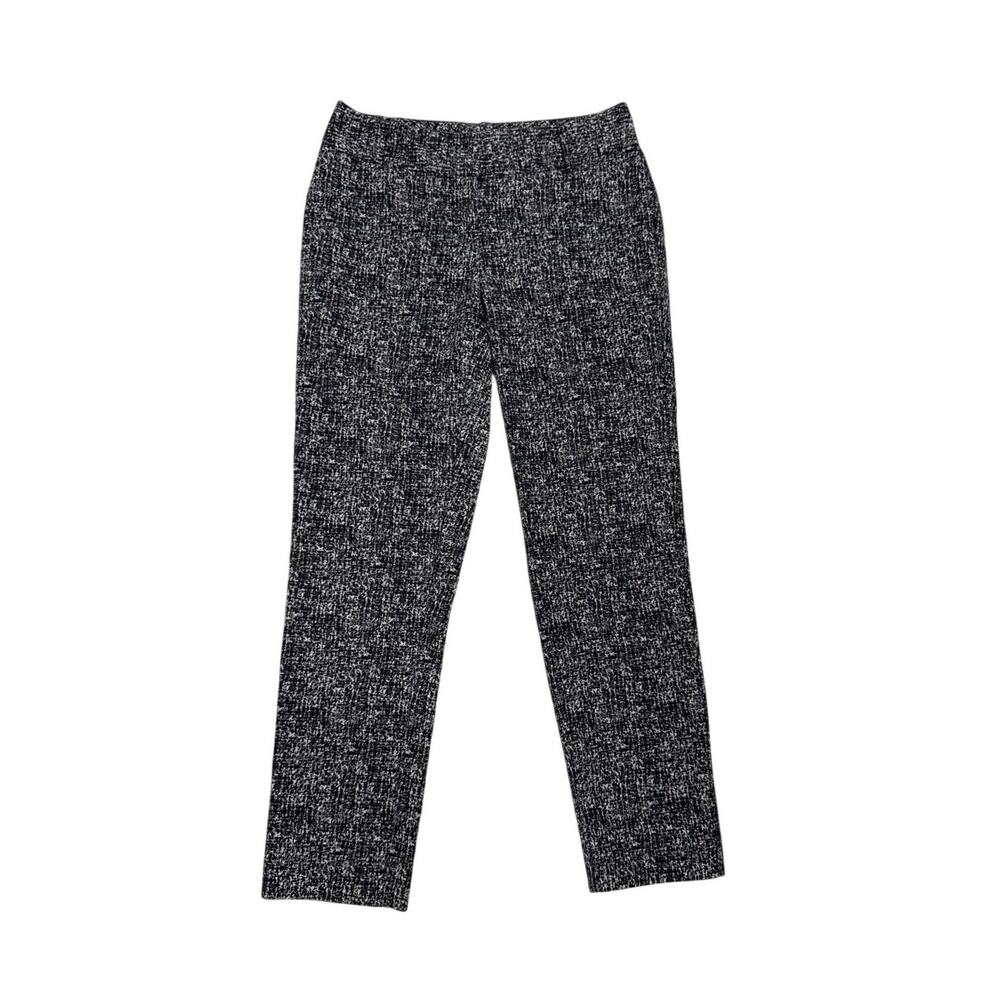 WHBM White House Black Market Slim Ankle Jacquard Stretch Dress Pants Size 0